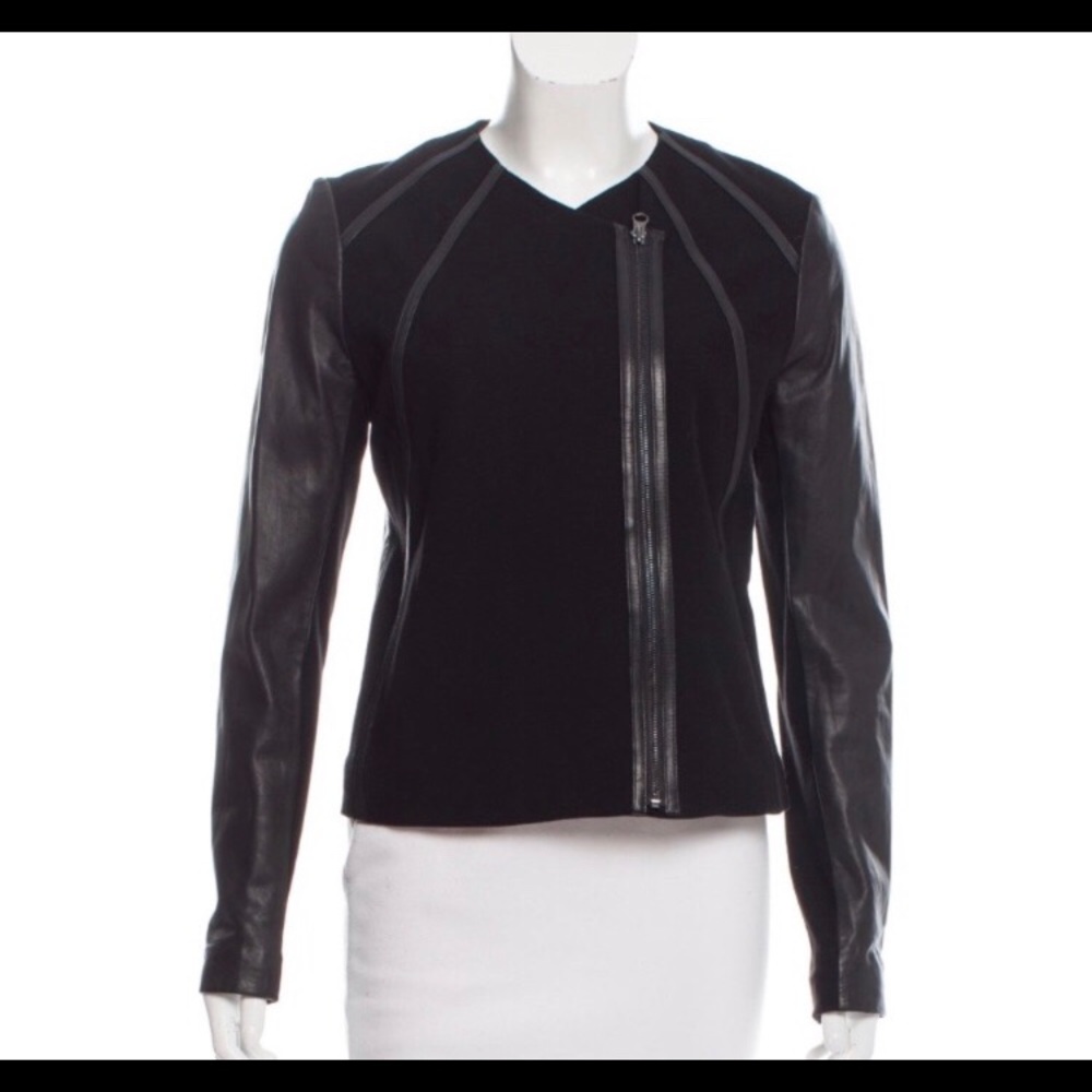 Vince leather jacket XS